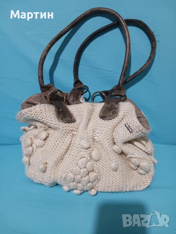 Плетена чанта , снимка 2 - Чанти - 53661121