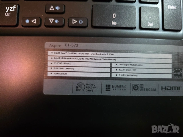 Acer aspire E1 v5we2, снимка 3 - Части за лаптопи - 53168766