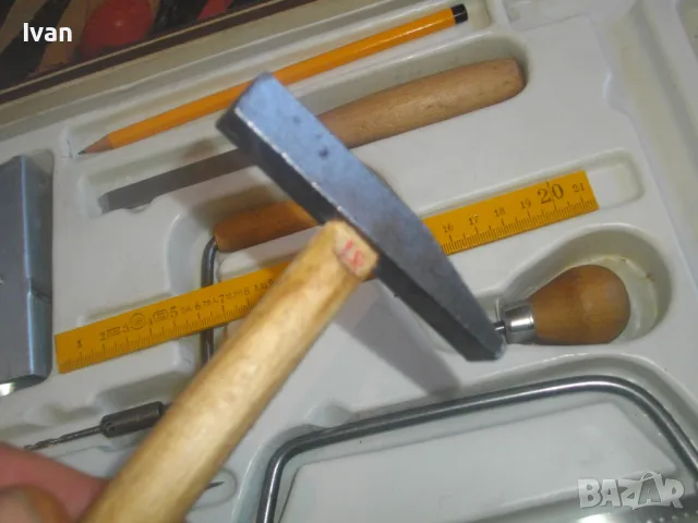 Чехословакия НОВ КОМПЛЕКТ РЪЧНИ ИНСТРУМЕНТИ ТИП ДЕТСКИ ЗА ОБУЧЕНИЕ ПРАКТИКА Старо качество 9 броя , снимка 15 - Други инструменти - 47662328