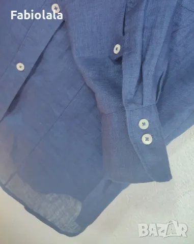 Brax linen blouse M, снимка 10 - Блузи с дълъг ръкав и пуловери - 48860345