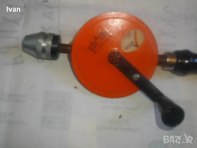 350мм НОВА ф6мм МАЛКА НЕМСКА ФРГ РЪЧНА ДРЕЛКА МАТКАП СТАРОТО КАЧЕСТВО ОТЛИЧНА SCHRODER WEST GERMANY, снимка 4 - Други инструменти - 48385319