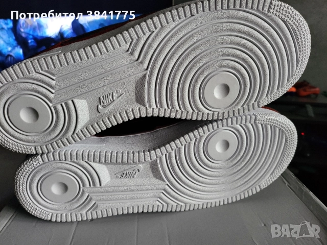 Nike Air Force 1 Low 1/1 Black Chile Red Pine Green уникални, снимка 9 - Маратонки - 51914194