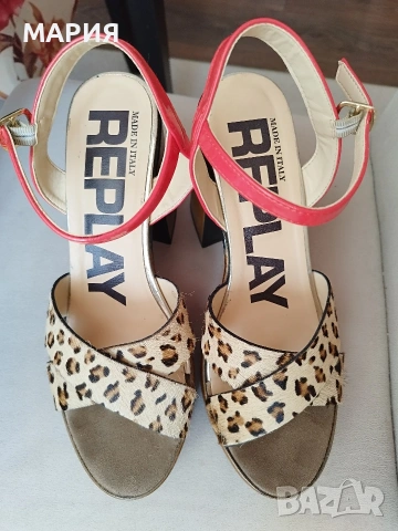 Нови Replay 40 н. сандали , снимка 12 - Дамски обувки на ток - 53752781