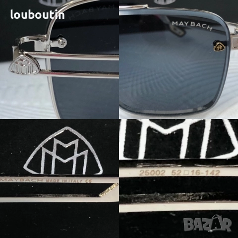 Мъжки слънчеви очила правоъгълни 4 цвята Maybach, снимка 9 - Слънчеви и диоптрични очила - 51706452
