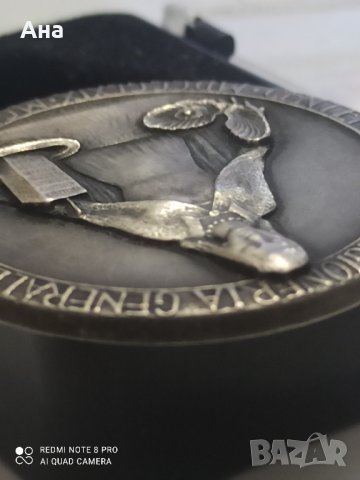 Италиански медал 1969 г сребро 986/1000 , снимка 4 - Нумизматика и бонистика - 41724554