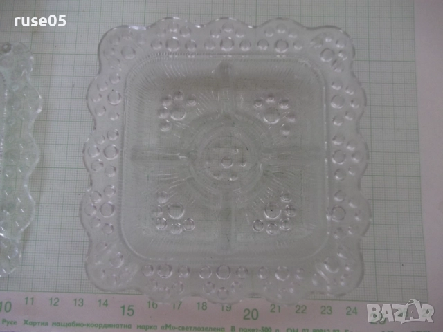 Лот от 2 бр. стъклени свещника за една свещ, снимка 9 - Колекции - 51634860