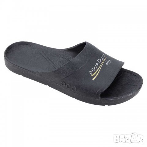 Джапанки Fashy Aqua Club Black от висококачествен силикон, снимка 5 - Джапанки - 35910930