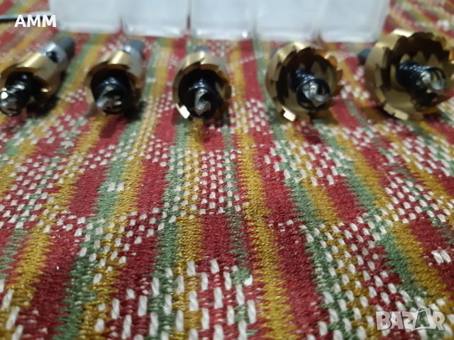 Боркорони за метал комплект от  Ф16, Ф18,5  Ф20 , Ф25 , Ф30 - HSS , снимка 3 - Стругове - 38975513