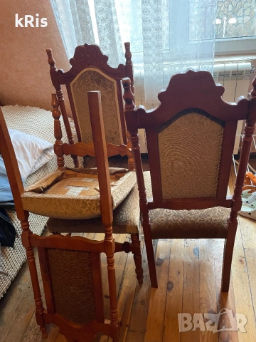 маса разтегателна с столове, снимка 6 - Маси - 53316668