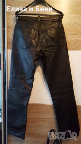 Кожен панталон байкър мото LEVIS