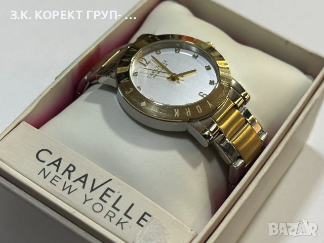 CaraVelle New York - Дамски часовник с циркони, снимка 1 - Дамски - 41377367
