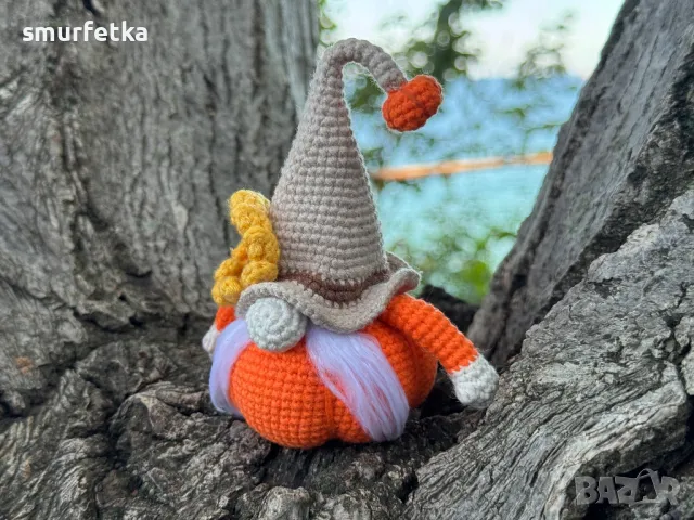 Гном тиква, снимка 4 - Декорация за дома - 47810184