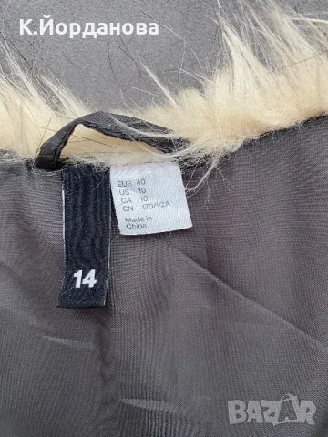 Дамски пухен елек H&M, снимка 4 - Елеци - 49177786
