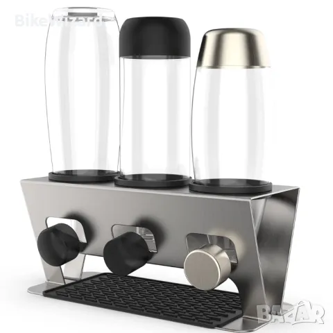 Rainsworth Bottle Holder поставка от неръждаема стомана за отцеждане на бутилки НОВО, снимка 1 - Аксесоари за кухня - 48358675