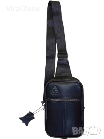 Стилна мъжка чанта от естествена к, снимка 6 - Чанти - 53290522