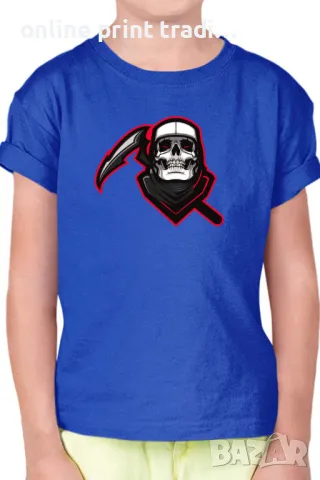 Детска тениска Фортнайт Fortnite Skull Trooper 04, снимка 6 - Детски тениски и потници - 48524433
