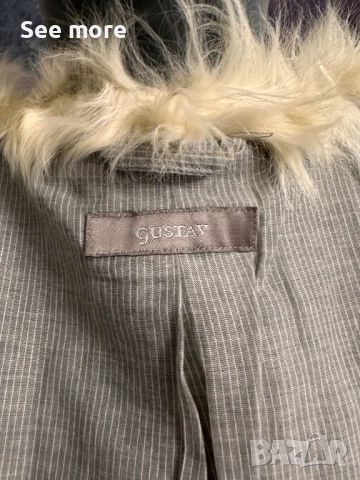 GUSTAV елек кожа с агнешка кожа S, снимка 5 - Елеци - 52587137