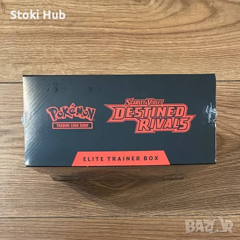 Pokémon TCG - Destined Rivals ETB, снимка 3 - Карти за игра - 56072211