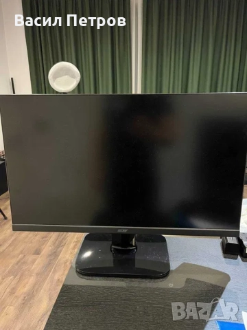 Монитор Acer KA270, 27" VA панел, 75Hz, Full HD, 1 ms, 250 cd/m2, HDMI