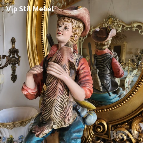 Огромна антикварена статуетка , снимка 9 - Антикварни и старинни предмети - 50752240