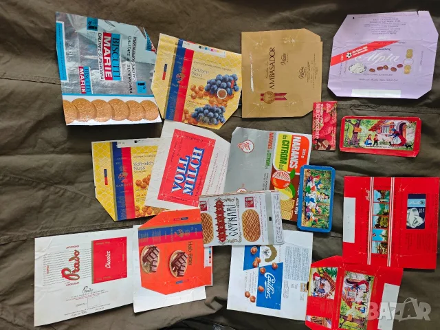 Продавам опаковки от шоколади и бонбони от Зап. Европа и СССР + опаковки Цирк НРБ, снимка 3 - Други ценни предмети - 56058602