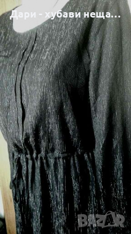 Рокля на "ONLY",в черно и сребристо, от шифон🍀❤M,L,XL❤🍀арт.4068