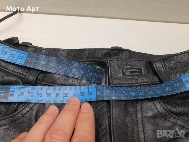 Кожен Рокерски Мото Панталон Размер S XS STEPHANO Ретро Като Нов, снимка 10 - Аксесоари и консумативи - 40760635