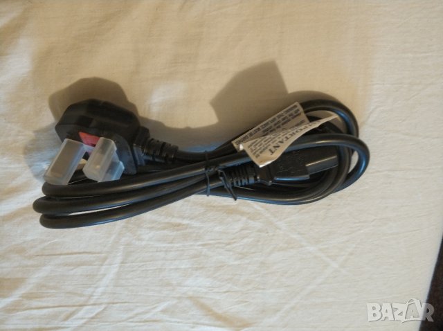 Кабел за компютърно захранване. Английски стандарт., снимка 4 - Други - 33864777