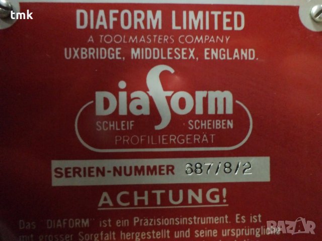 Diaform апарат за шлайф 53892, снимка 11 - Други машини и части - 5683537