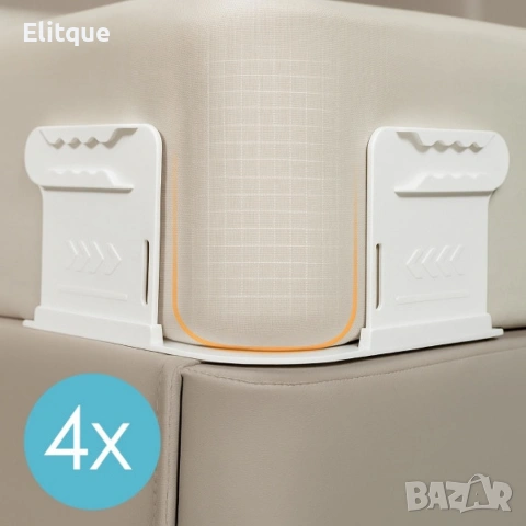 Държачи за чаршафи против плъзгане – комплект 4 броя, снимка 9 - Други стоки за дома - 53389484