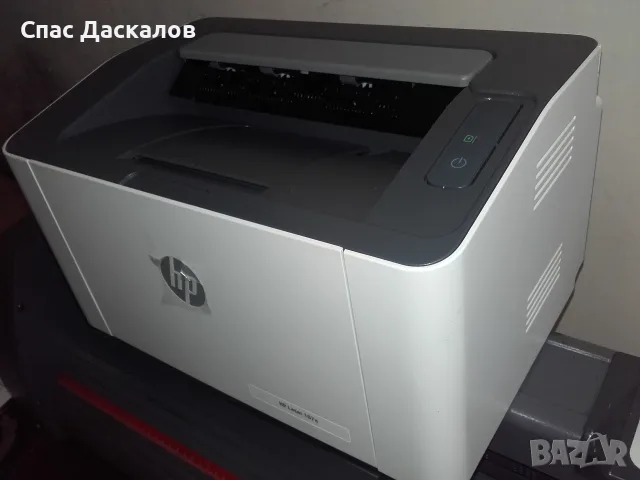 Отличен! Лазерен принтер HP Laser 107а само на 4000 копия, снимка 2 - Принтери, копири, скенери - 55776611