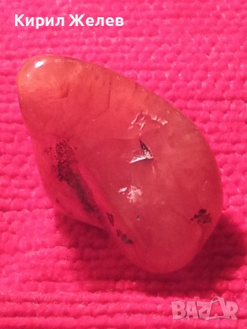 НАТУРАЛЕН СКЪПОЦЕНЕН КАМЪК КАРНЕОЛ МИНЕРАЛ 24393, снимка 10 - Други - 35596693