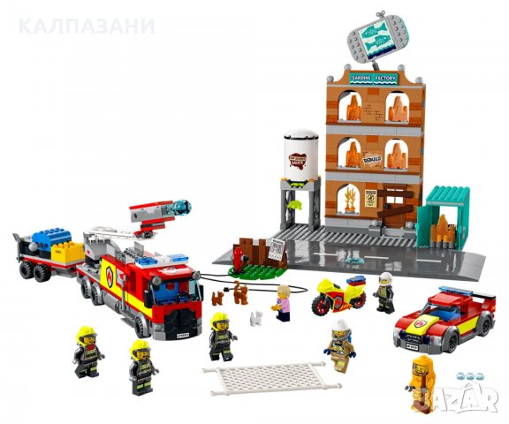 LEGO® City Fire 60321 - Пожарна команда, снимка 3 - Конструктори - 35878067