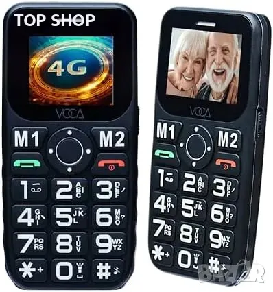 Нов Лесен за употреба 4G телефон за възрастни – бързо набиране, голям дисплей