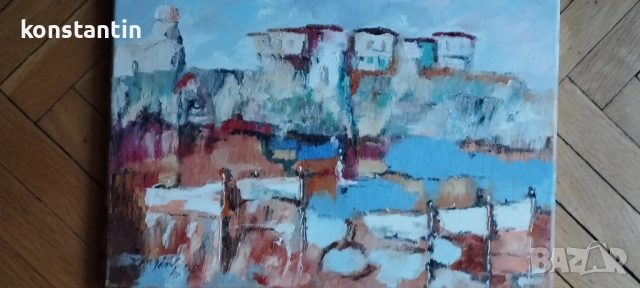 МАСЛЕНА КАРТИНА "СОЗОПОЛ", снимка 6 - Декорация за дома - 53165325