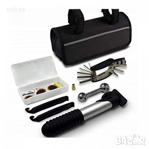 Ремонтен комплект, чанта с мултифункционални иструменти за велосипед, снимка 2 - Аксесоари за велосипеди - 41915647