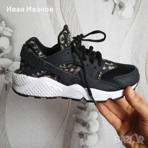 маратонки  Nike Air Huarache  Leopard Print  номер 37,5-38, снимка 7 - Маратонки - 39773789