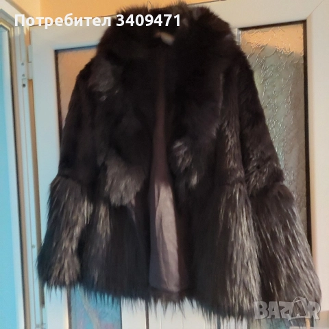 Палто от еко кожа, снимка 2 - Палта, манта - 52528706