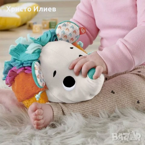 Плюшена играчка Fisher Price All the Feels Сензорен таралеж, снимка 6 - Плюшени играчки - 51368612