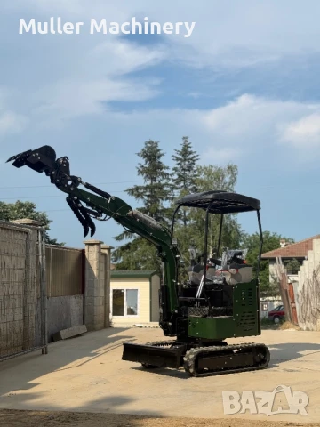Мини Багер Muller E1.7 | Гаранция | Нов | 3 цилиндъра, снимка 5 - Индустриална техника - 50581928