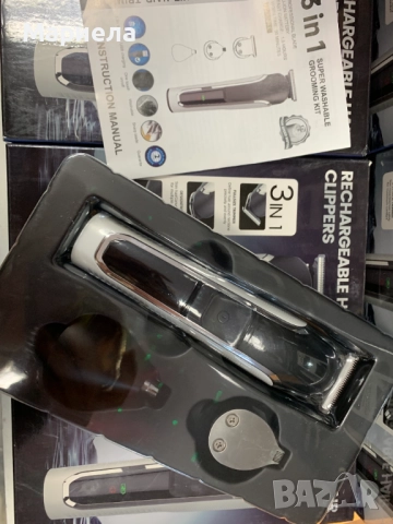 3/1 Машинка за подстригване , тример за нос , тример за лице/ 90 минути време на работа, снимка 4 - Машинки за подстригване - 52648065