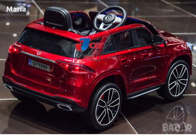 Акумулаторен джип Mercedes GLE450 Licensed 12V батерия,MP3, с меки гуми с Кожена седалка,Металик боя, снимка 14 - Детски велосипеди, триколки и коли - 34367708
