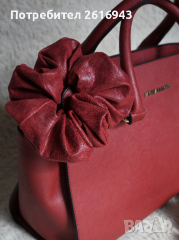 Кожени скрънчита, снимка 2 - Аксесоари за коса - 36260320