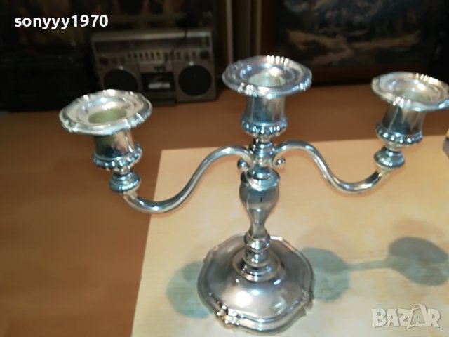 МАСИВЕН СВЕЩНИК ОТ ГЕРМАНИЯ 0104231129L, снимка 14 - Антикварни и старинни предмети - 40213223