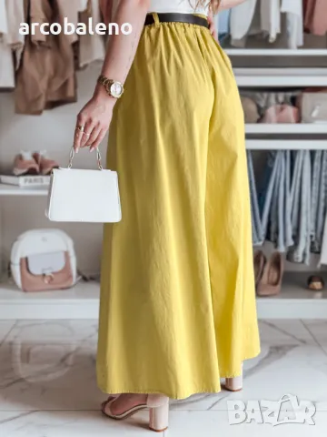 Дамска пола-панталон с колан FLOWES, 3цвята , снимка 10 - Панталони - 49611726