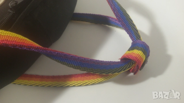 Раница Fjällräven Kanken Rainbow, черна с дъги, реплика, снимка 5 - Раници - 51836814