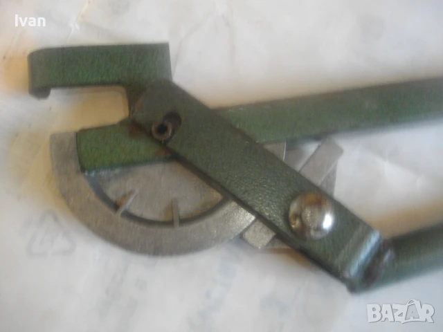 Ръчен тръбогиб за огъване на тръби до ф12мм Старо немско качество масивен 2,0кг/62см, снимка 12 - Други инструменти - 51311073