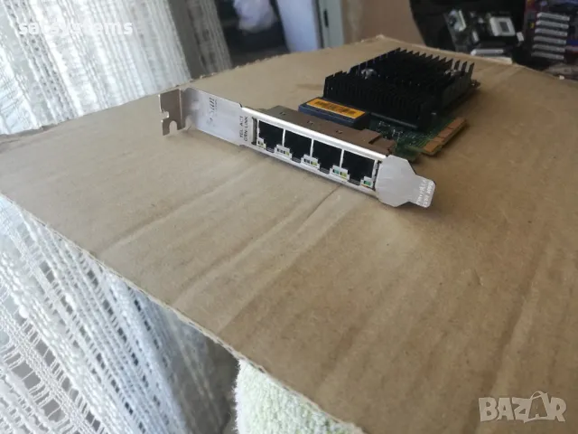 Sun ATLS1QGE Quad-Port PCI-Express х8 Gigabit Ethernet UTP Low Profile Adapter, снимка 3 - Мрежови адаптери - 47973710