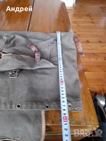 Стара брезентова раница #13, снимка 6 - Екипировка - 50258525