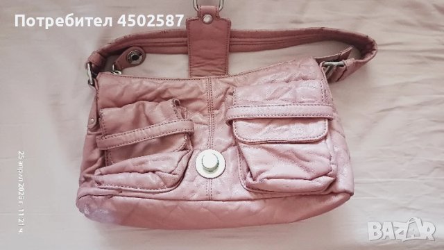 ОРИГИНАЛНА розова чанта Calvin Klein, снимка 2 - Чанти - 50929578
